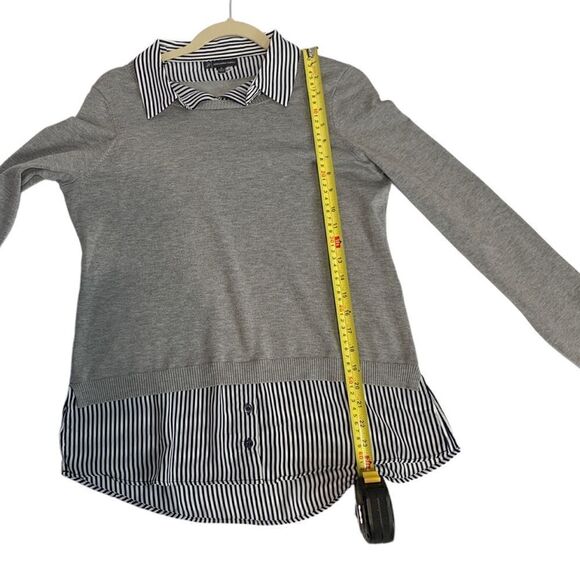 ADRIANNA Papell Fooler Grey Sweater - Picture 7 of 9